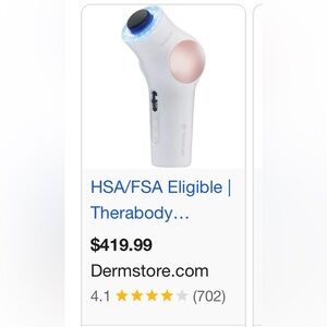 Therabody FacePro percussion massager, led wand, cleanser and hot cold therapy